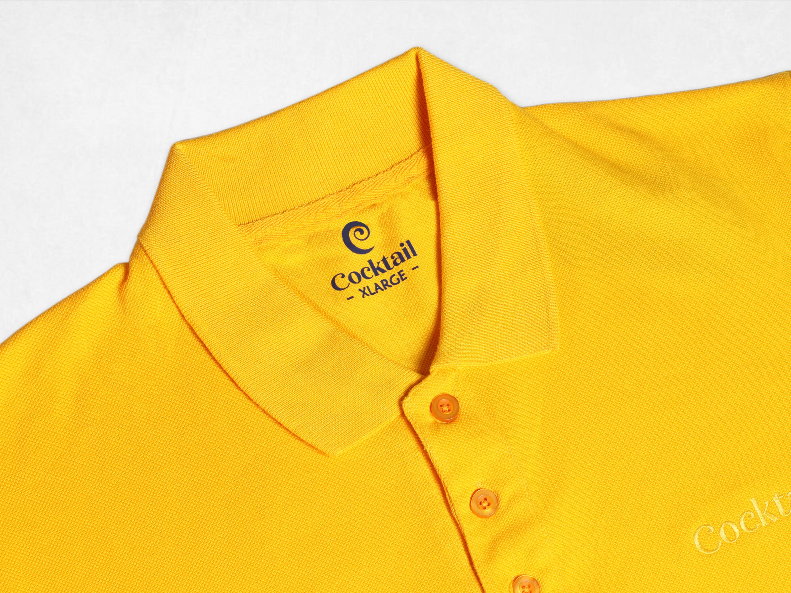yellow round neck tshirt